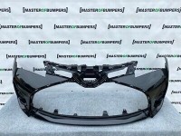 Toyota Yaris Hybrid Mk3 2014-2017 Front Bumper In Black Genuine [t144]