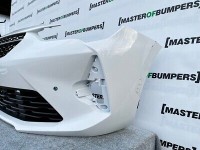 Vauxhall Corsa Turbo F 2019-2022 Front Bumper In White 4 Pdc Genuine [q787]