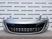 Vauxhall Corsa D Se Face Lift 2011-2014 Front Bumper Silver Genuine [q123]