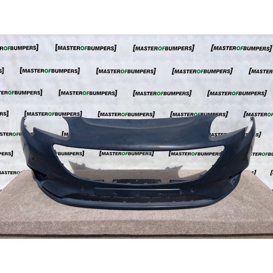 Vauxhall Corsa E Se Hatchback 2015-2018 Front Bumper 4 Pdc Genuine [q185]