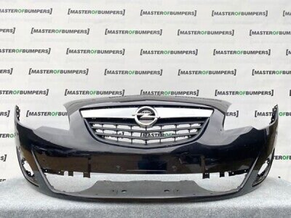 Vauxhall Meriva B 2010-2014 Front Bumper In Black With Grill Genuine [q625]