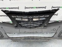 Vauxhall Meriva B 2010-2014 Front Bumper In Black With Grill Genuine [q625]