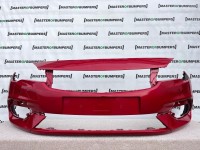 Vauxhall Astra K Face Lift 2020-2022 Front Bumper Red 4 Pdc Genuine [q956]