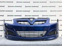 Vauxhall Corsa D Sri 2007-2011 Front Bumper In Blue With Grill [q501]