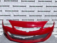 Vauxhall Astra J Gtc 3 Door 2012-2014 Front Bumper Red No Pdc Genuine [q899]