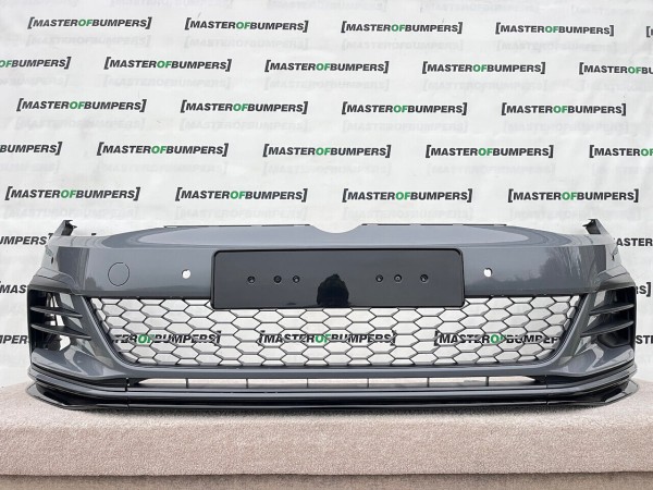 VW Golf Gti Tcr Mk7.5 Hatchbac 2017-2019 Front Bumper 4 Pdc +jets Genuine [v210]