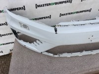 VW Touareg R Line Mk2 Lift 2014-2017 Front Bumper White 4 Pdc Genuine [v261]