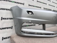 VW Touran Mk2 5t Mpv 2015-2022 Front Bumper Silver 4 Pdc +jets Genuine [v233]