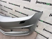 VW Touran Mk2 5t Mpv 2015-2022 Front Bumper Silver 4 Pdc +jets Genuine [v233]