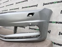 VW Touran Mk2 5t Mpv 2015-2022 Front Bumper Silver 4 Pdc +jets Genuine [v233]