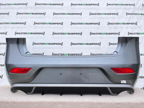 Volvo V40 R Design 2012-2019 Rear Bumper Grey 4 Pdc Genuine [n270]