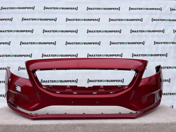 Volvo V40 Se D2 Lux 2012-2018 Front Bumper Red No Pdc + Jets Genuine [n272]