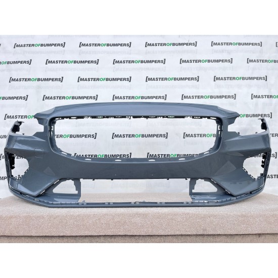 Volvo V60 S60 R-design 2018-2022 Front Bumper Grey 6 Pdc Genuine [n318]