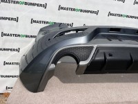 Volvo V40 R Design 2012-2019 Rear Bumper Grey 4 Pdc Genuine [n312]