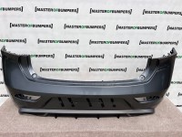 Volvo V40 R Design 2012-2019 Rear Bumper Grey 4 Pdc Genuine [n312]