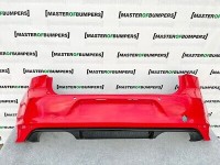 VW Golf R Mk7 2013-2016 Rear Bumper In Red 4 Pdc W/difuser Genuine [v277]