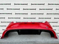 VW Golf R Mk7 2013-2016 Rear Bumper In Red 4 Pdc W/difuser Genuine [v277]