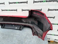 VW Golf R Mk7 2013-2016 Rear Bumper In Red 4 Pdc W/difuser Genuine [v277]