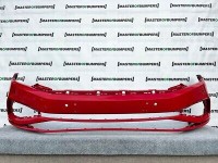 VW Passat Trendline Se B8 Fl 2020-2023 Front Bumper Red 4 Pdc Genuine [v414]