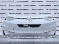 VW Id3 Id.3 2020-on Front Bumper White With Inner Bracket 4 Pdc Genuine [v440]