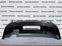 VW Tiguan R Line Mk2 2016-2019 Rear Bumper Black 6 Pdc Genuine [v610]