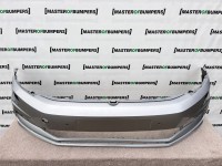 VW Touran Mk3 5t 2015-2020 Front Bumper Silver 6 Pdc + Jets Genuine [v657]