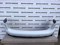 VW Touareg Sel Mk3 2018-on Rear Bumper White 6 Pdc Genuine [v695]