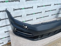 VW Golf R Line Mk7.5 2017-2019 Front Bumper No Pdc + Jets Genuine [v835]