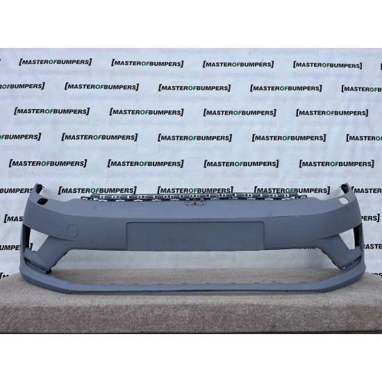 VW Golf Sportsvan Mk1 2015-2018 Front Bumper No Pdc + Jets Genuine [v661]