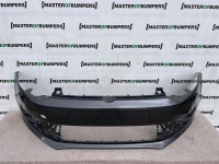 VW Polo Highline Se Mk5 6r0 2009-2013 Front Bumper No Pdc + Jets Genuine [v145]