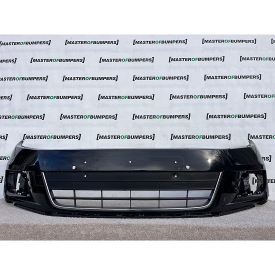 VW Tiguan Se Basic Mk1 Lift 2012-2015 Front Bumper 6 Pdc No Jets Genuine [v189]