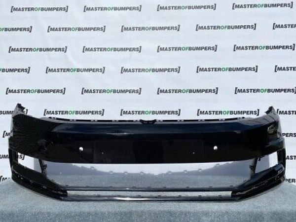 VW Touran Mk2 2015-2020 Front Bumper In Black Genuine [v93]