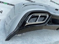 VW Golf R Line Mk8 2020-on Rear Bumper In Silver With Difuser Genuine [v240]