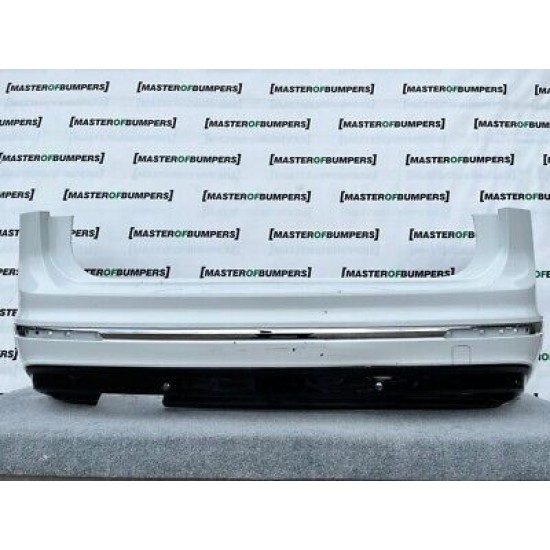 VW Tiguan R Line Mk2 2016-2019 Rear Bumper In White 6 Pdc Genuine [v336]