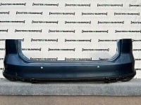 VW Passat Alltrack Estate 2015-2019 Rear Bumper In Blue 4 Pdc Genuine [v356]