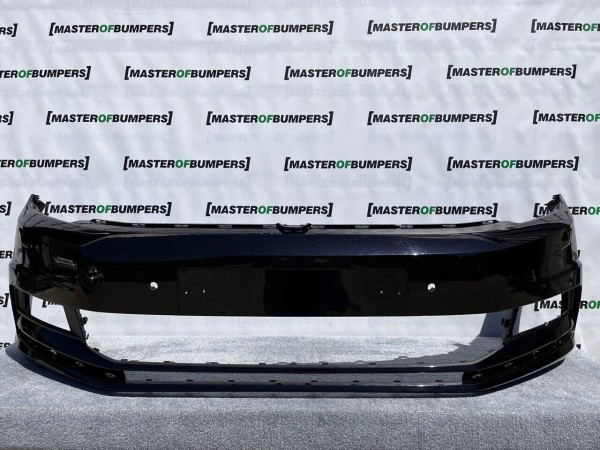 VW Touran Se Mk2 2015-2020 Front Bumper Black 6 Pdc + Jets Genuine [v533]