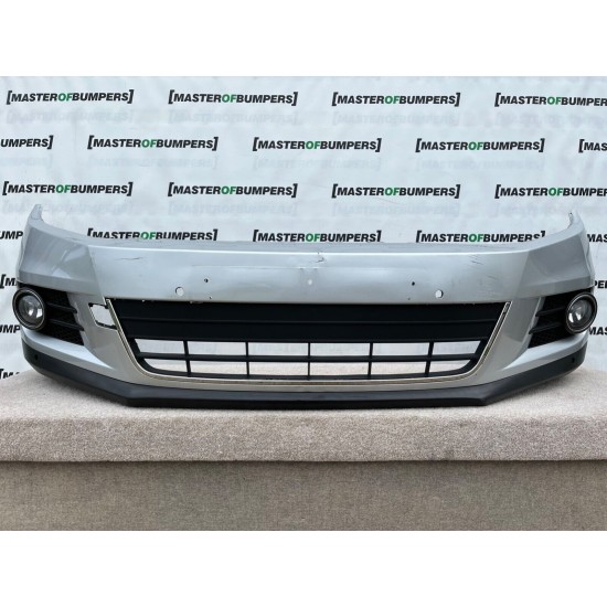 VW Tiguan Se Basic Mk1 Lift 2012-2015 Front Bumper 6 Pdc No Jets Genuine [v876]