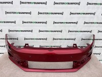 VW Polo Se Bluemotion 6c 2014-2017 Front Bumper 4 Pdc + Jets Genuine [v961]