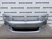 VW Polo Gt Highline 6c 2014-2017 Front Bumper 4 Pdc No Jets Genuine [v977]