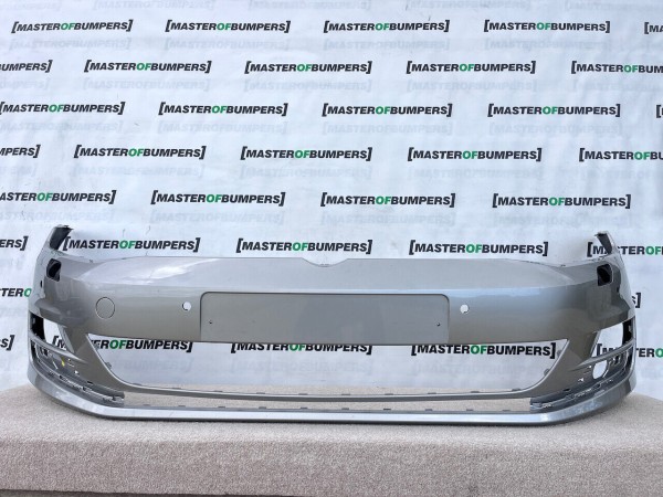 VW Golf Life Se Mk7 Hatchback 2013-2016 Front Bumper 4 Pdc + Jets Genuine [v51]