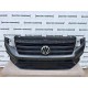 VW Crafter Man Tge 2017-2024 Front Bumper Grey With Grill Genuine [v54]