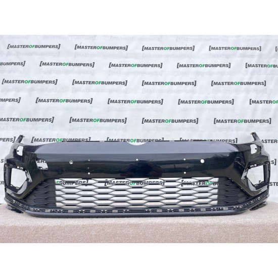 VW Golf R Line Mk7.5 2017-2019 Front Bumper 4 Pdc + Jets Genuine [v105]