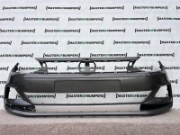 VW Polo Bluemotion Hatchback Mk6 2017-2021 Front Bumper No Pdc Genuine [v110]