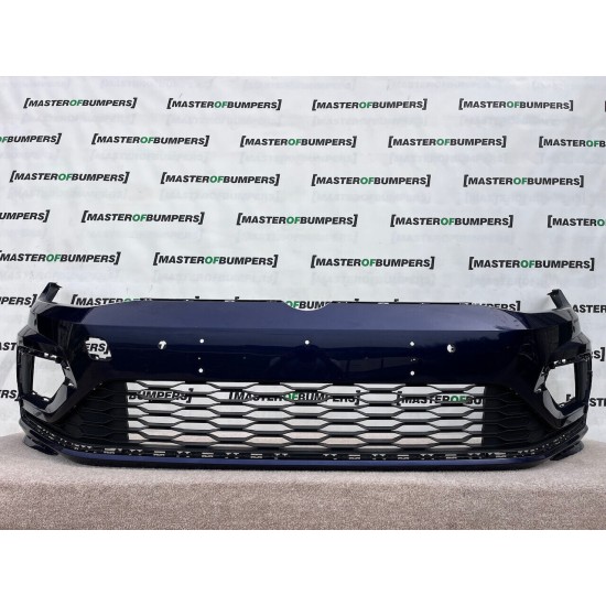 VW Golf R Line Mk7.5 Hatchba 2017-2019 Front Bumper 4 Pdc No Jets Genuine [v122]