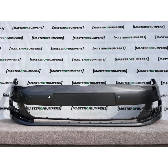 VW Golf Se Mk7 Hatchback 2013-2016 Front Bumper 6 Pdc + Jets Genuine [v142]