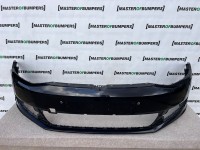 VW Sharan Sel Highline Mk2 Mpv 2011-2021 Front Bumper 6 Pdc +jets Genuine [v150]