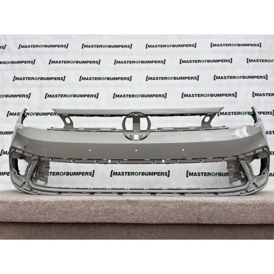 VW Polo R Line Gti Mk6 Facelift 2021-2024 Front Bumper No Pdc Genuine [v161]