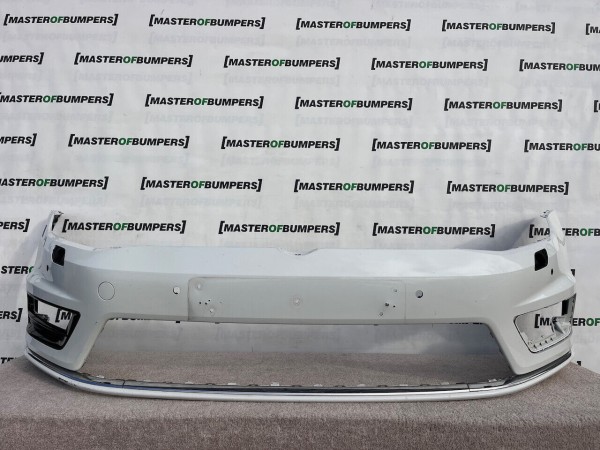 VW Golf R Line Mk7 Hatchback 2012-2016 Front Bumper 4 Pdc +jets Genuine [v188]