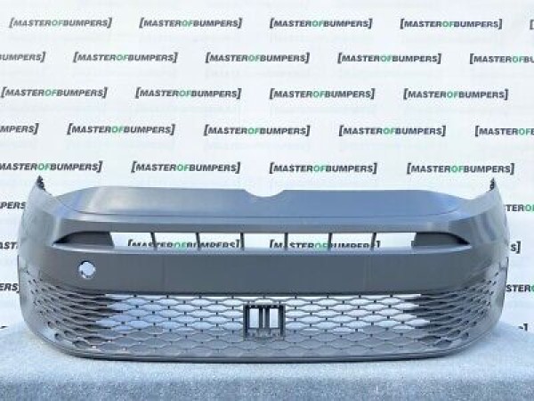 VW Caddy Van Mk5 2020-on Front Bumper In Grey Genuine [v148]