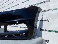 VW Touran Mk2 2015-2020 Front Bumper In Black 4 X Pdc No Jets Genuine [v221]